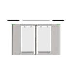 Temperated Glass Full Height SUS316 Stainless Steel Swing Gate