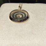 Chopard diamonds of happy spirit necklace 18kt gold with yellow gold