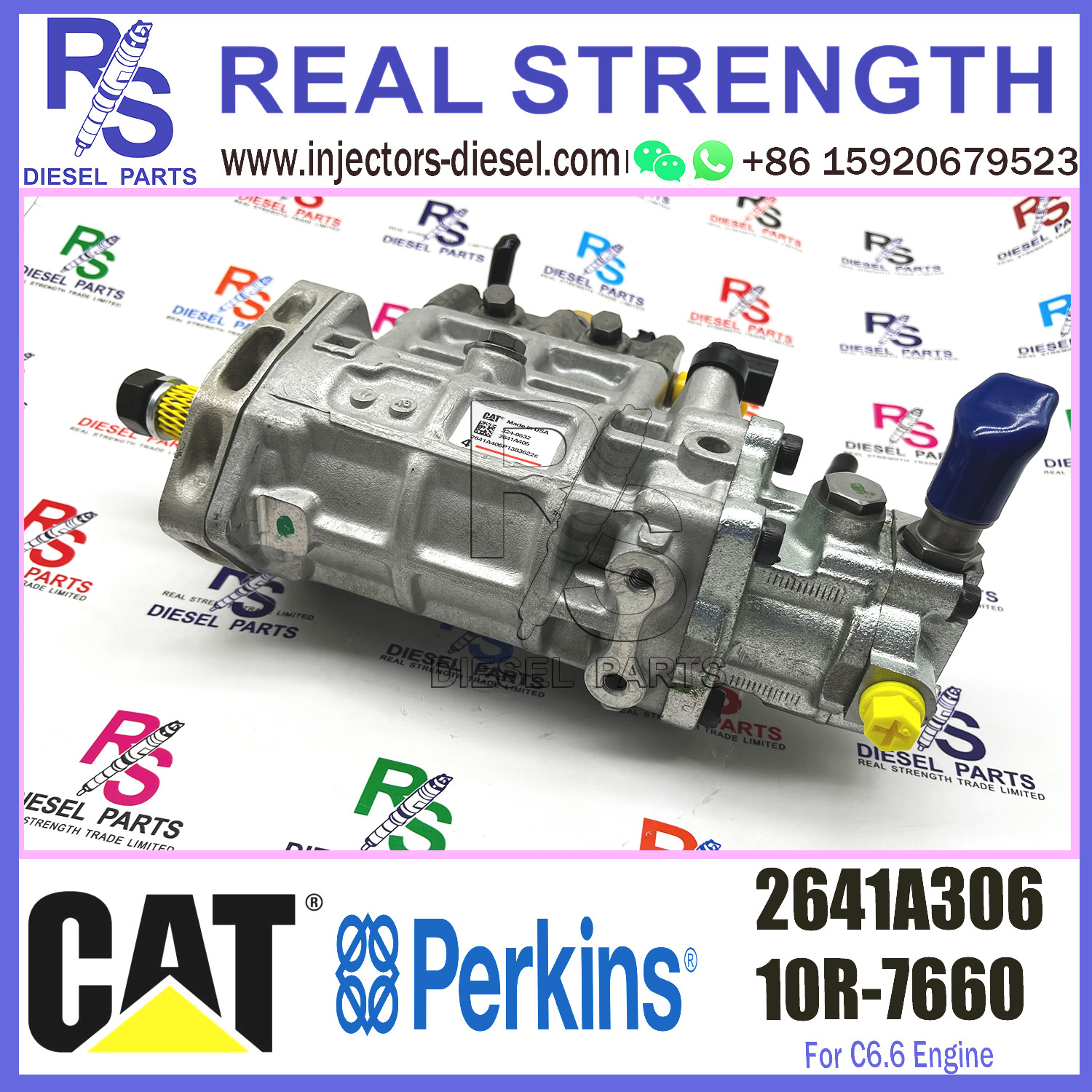 C6.6 Diesel Engine Fuel Injection Pump 276-8398 279--7861 291-5919 10R-7660 2641A306 292-3751