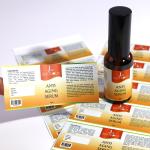 CMYK Customized Size Water Proof Sticker Custom Logo Adhesive Labels For