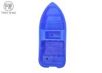 Small HDPE Bass Fishing Rotomolded Polyethylene Boats For Lake 2520 * 1040 * 320