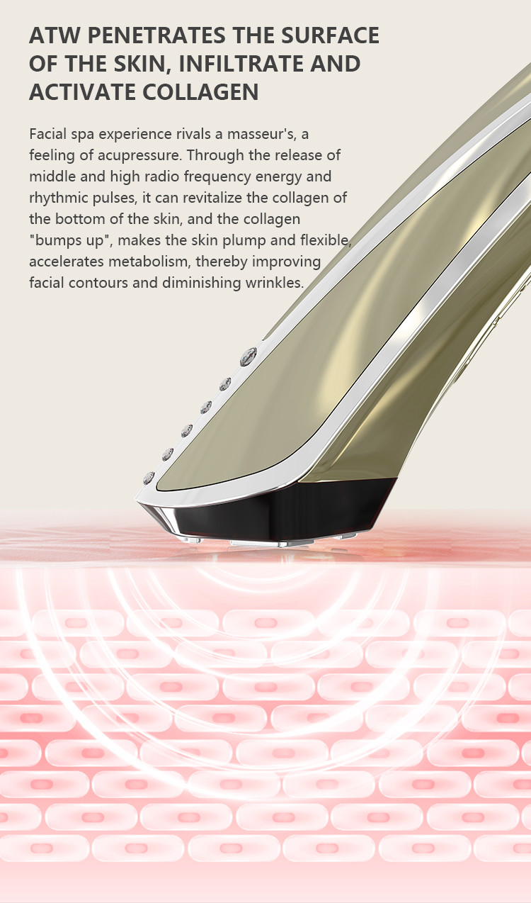 Ultrasonic RF DC12V Face Beauty Device Skin Tightening 12W