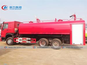 Quality Euro II Sinotruk Howo 3 Axles 20T Fire Brigade Truck wholesale