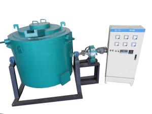 Quality Graphite Crucible Melting Furnace , Tiltable Copper Brass Aluminum Melting Furnace wholesale