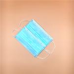 Non Woven 3 Ply Mask Consumable Blue Color Anti Pollution Odorless Skin Friendly
