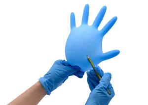 Quality Blue Safety Disposable Nitrile Gloves Powder Free Protection Medical Grade wholesale