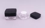 Square Acrylic Cosmetic Jars For Anti Aging Eye Cream 15g 30g 50g Empty Cream