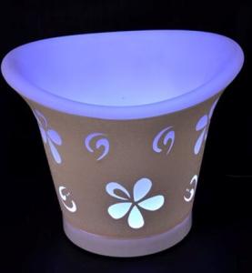 Quality LED ice bucket IC-018 Rechargeable battery,RGB color changing , remote control wholesale
