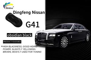 Quality Dongfeng Nissan G41 Obsidian Black Refinish Car Paint Subltle Metallic Sheen Acrylic wholesale