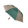 Buy cheap Gents Compact Folding Golf Umbrella Round Wooden Handle Black Plastic Tips from wholesalers