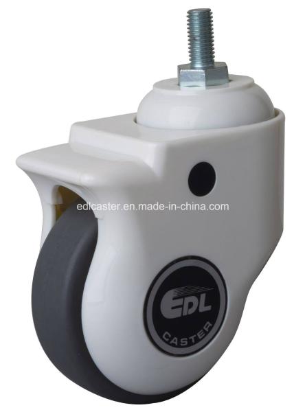 E5735-57 Threaded Swivel TPE Medical Caster with Ball Bearing and Customizable