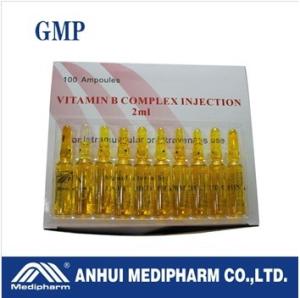 Quality VITAMIN B COMPLEX 2ML, 3ML, 10ML GMP medicine, BP/USP wholesale