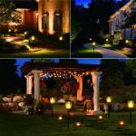 Solar Torch Lights,96 LED Dancing Flame Lighting, Waterproof Wireless Outdoor