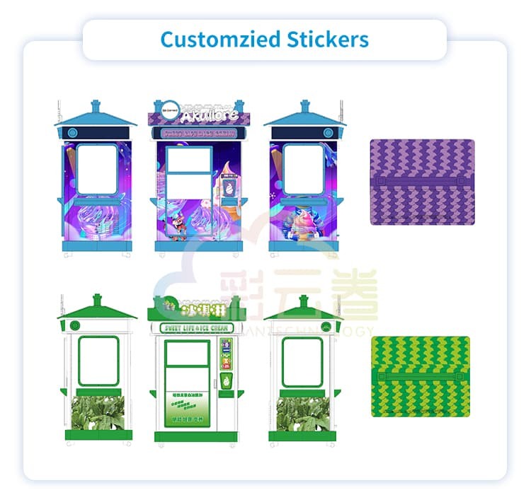 Soft Serve Ice Cream Automatic Machine , Vending Ice Cream Machine Manufacturers
