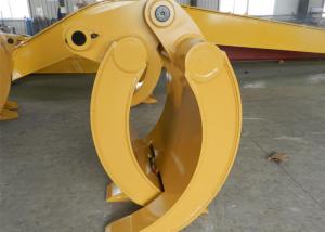 Quality Wearable Steel Mechanical Excavator Grapple Bucket with Rod wholesale