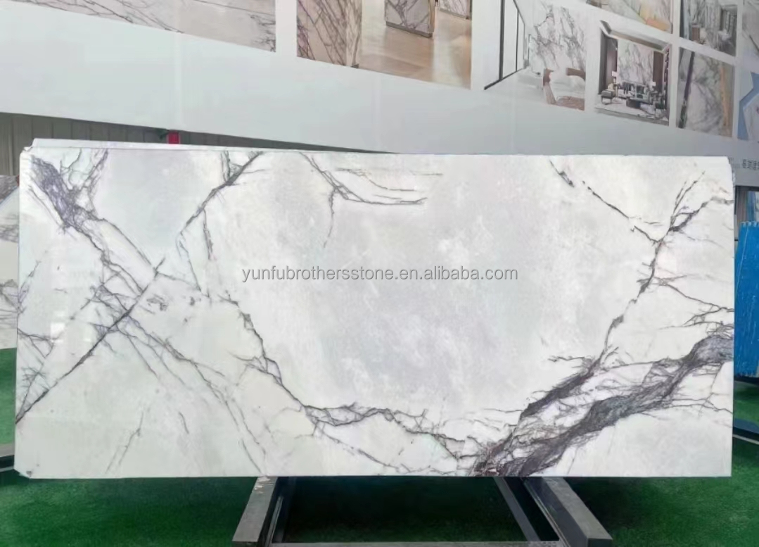 Polished Fragrant Snow Plum Stone Marble Bathtub Cut-to-Size for Living Room Hotel