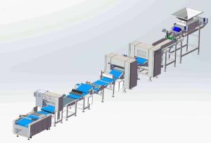 China Tin 300kg/Hr Baguette Production Line Making Loaf Artisan Bread on sale