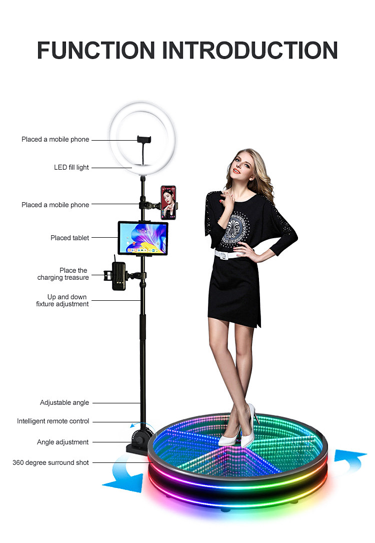 View Larger Image Rotating Picture Booth Automatic 360 Photo Booth Intelligent Remote