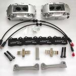 Silver F40 Caliper Brake Pads Bracket Brake Lines For Civic Fk1
