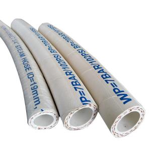 Quality Epdm Reinforced Rubber Hot Water Hose / Flexible Steam Hose Pipe Heat Resistant wholesale