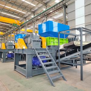 Quality Automatic Double Shaft Shredder Machine Brass / Copper Twin Shaft Shredder Machine wholesale