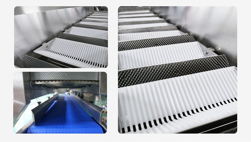 High Speed Sticky Materials Multihead Weigher 7 Head 160 Flip Type For Octopus Beef Slices
