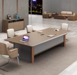 Modern Wooden Luxury Conference Rectangle Panel Table Office Furniture Table For