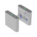 Single Movement Speed Gate Turnstile Stainless Steel 550mm Width