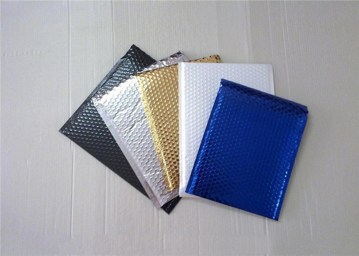 Tamper Proof Bubble Courier Bags , Aluminum Foil Custom Bubble Envelopes 6"X10" #0