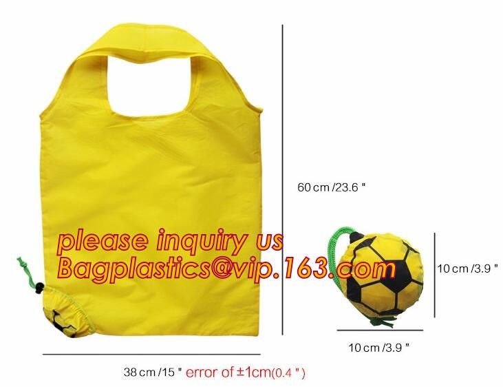 Recycled Foldable Nylon Polyester Tote Bag with logos polyester shopping bag Custom advertising handle non woven bag PAC