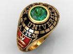 AAA CZ Vintage Custom University Rings