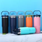 30oz Stanley Similar Type Car Travel Tumbler With Handle Stainless Steel 304