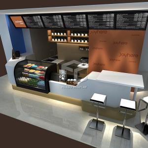 Quality OEM Modern Tea Shop Kiosk T4 Light Finished Laminate Surface wholesale