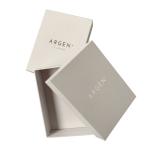 luxury Lid And Base Box 157g Art Paper 1000g Cardboard White Jewelry Packaging