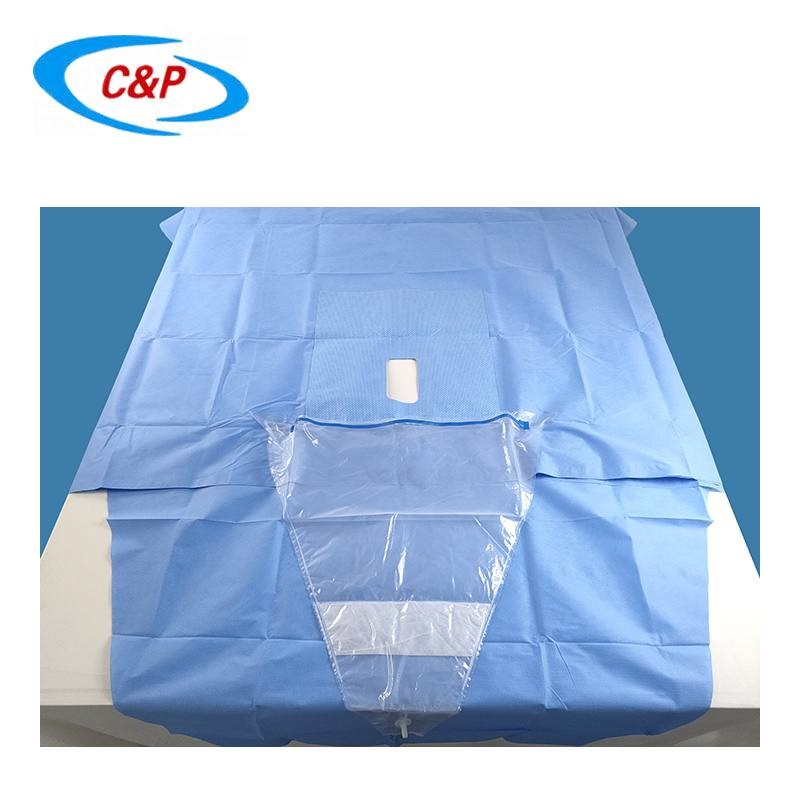 Abdominal Lithotomy Drape Customized Sterile Surgical Lithotomy Drape with Fluid Collection Pouch