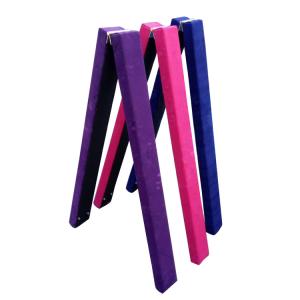 Quality School Folding Kids Gymnastics Beam With PVC Faux Suede Cover Surface wholesale
