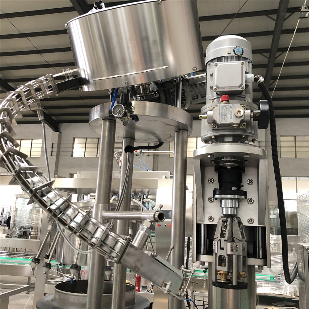 High Performance Automatic Bottle Capping Machine Olive Oil Glass Bottles Cap Tightening