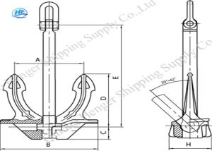 Quality Hall Plow Spek Marine Power Mooring Delta Navy Boat Anchor Heavy Duty wholesale
