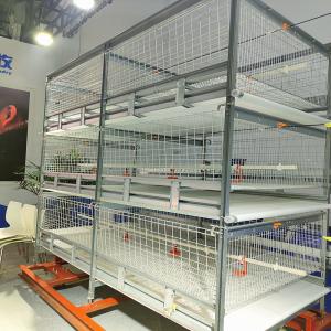 Quality Galvanized 380V 120/150 Broiler Chicken Cage For Poultry SGS Certificated wholesale