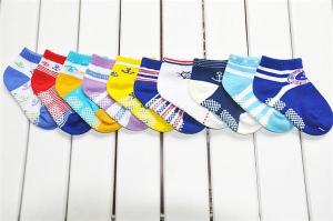 Quality 2015 New design knitted AZO-free terry cotton boys socks wholesale