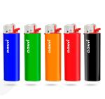 Flame Gas Lighters Feuerzeug Custom Logo Candle Cigarette Lighter Plastic Flint