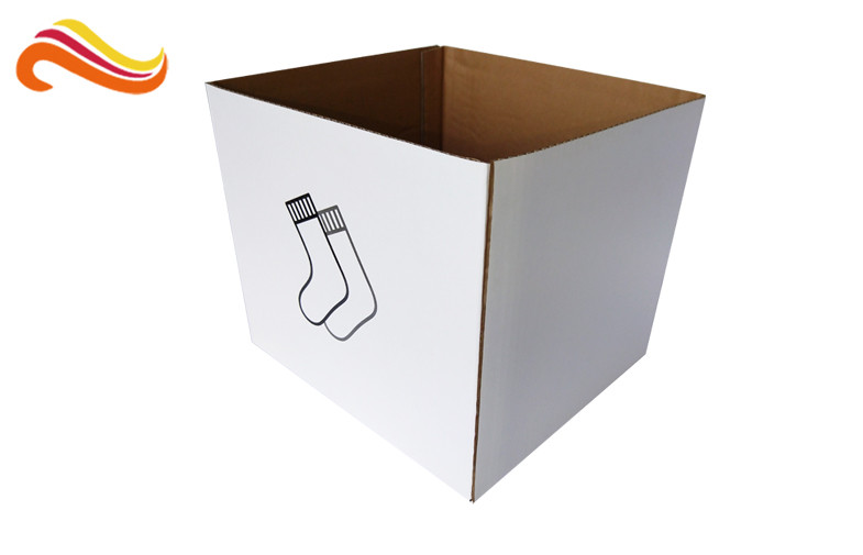 Custom Printed Corrugated Paper Box ,Cosmetic Packaging Mailer Box Red color