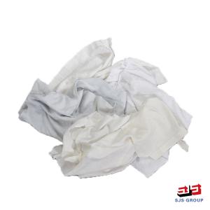 Quality Drop Waste Second Hand 1kg/Bag 60cm White Cotton Rags wholesale