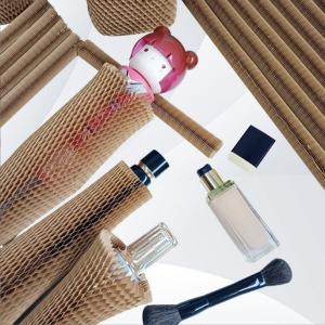 Quality Degradable Honeycomb Paper Sleeve For Glass Bottle Cosmetic Packaging wholesale