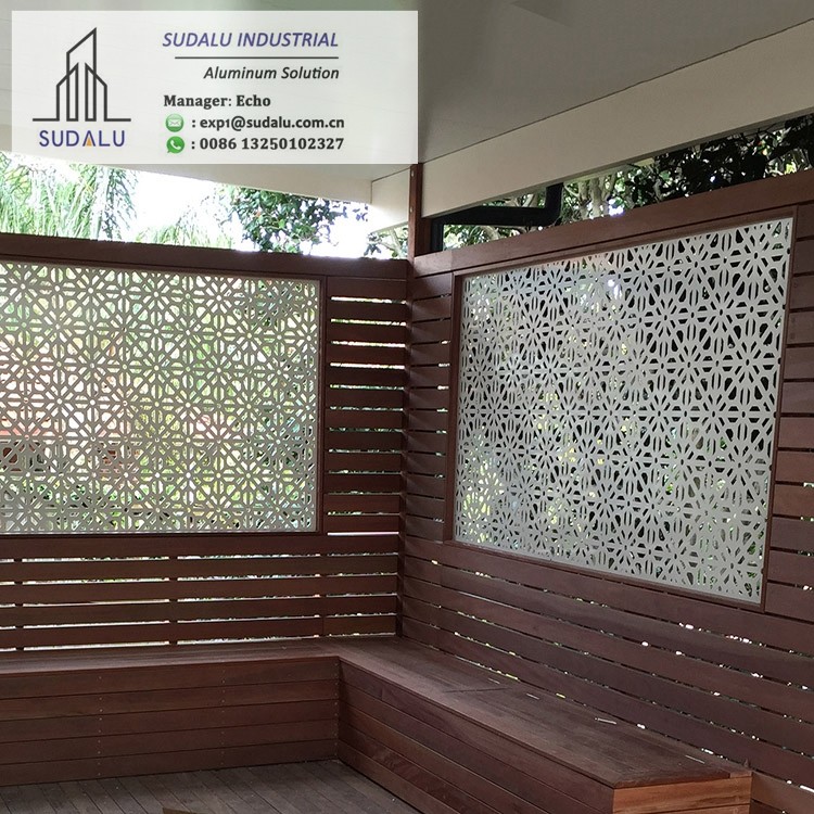 SUDALU Hot Sale Living Room Aluminum Panel Partition Fashion Laser Cut Panel Sheet for Patio/ Garden