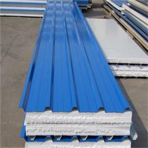 Quality 0.476mm double steel 14kg eps inuslated sandwich roof panel 5800x1050x100mm wholesale