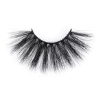 Flexible Faux Mink Lashes , Natural Black 3d 25mm Wispy Lashes