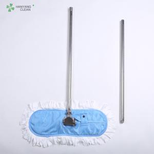 Quality High Quality Lint Free Reusable Anti Static ESD Microfiber 304 Stainless Steel Cleanroom Cleaning Mop wholesale
