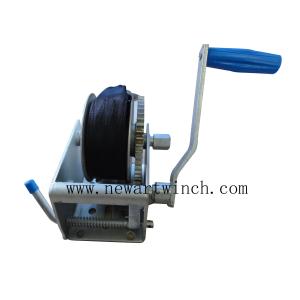 Quality 130mm Drum 700kg Marine Manual Hand Crank Winch wholesale
