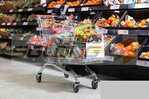 Quality Professional Supermarket Shopping Trolley , Commercial Shopping Carts wholesale